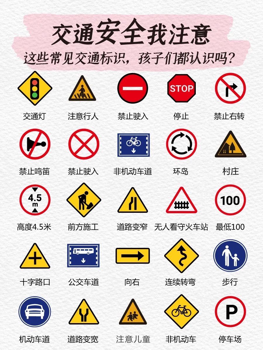 趣味動畫讓孩子更深刻的理解和記憶常見的交通標牌~安全&ldquo;童&rdquo;行